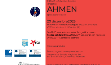 Vai alla notizia Mostra fotografica e spettacolo teatrale “Ahmen”
