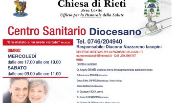 Vai alla notizia CENTRO SANITARIO DIOCESANO - CHIESA DI RIETI