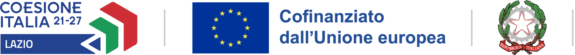 logo Coesione Italia 21-27, Unione Europea, Repubblica Italiana